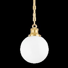 Beverly Pendant, Aged Brass