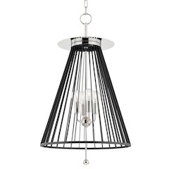 Cagney Pendant, Polished Nickel
