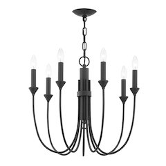 Cate Chandelier, Forged Iron