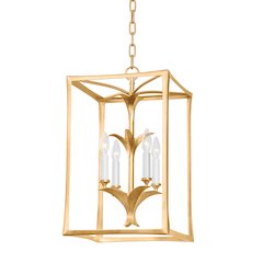 Bergamo Lantern, Vintage Gold Leaf