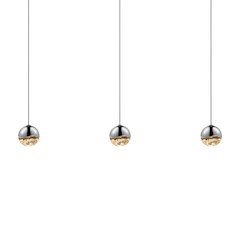 Grapes Pendant, Polished Chrome