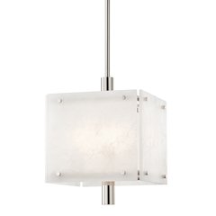Paladino Pendant, Polished Nickel