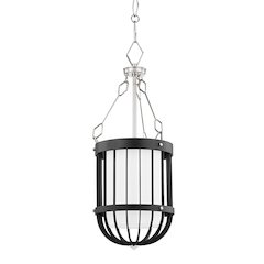 Landon Pendant, Polished Nickel