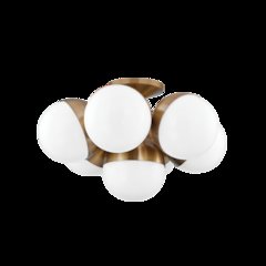 Cupertino Semi Flush, Patina Brass