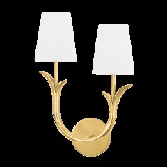 Deering Wall Sconce, Aged Brass