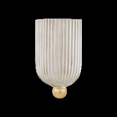Amira Wall Sconce, Aged Brass