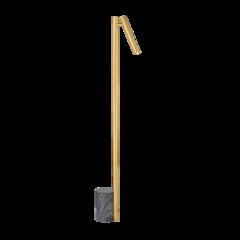 Circleville Floor Lamp, Aged Brass