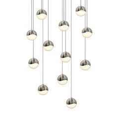 Grapes Pendant, Satin Nickel