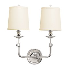 Logan Wall Sconce, Polished Nickel