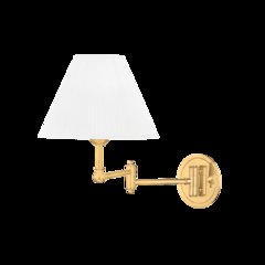 Signature No.1 Wall Sconce, Aged Brass
