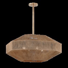 Laken Chandelier, Patina Brass