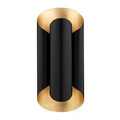 Banks Wall Sconce, Gold Leaf
