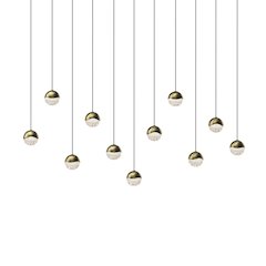 Grapes Pendant, Brass