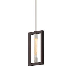 Enigma Pendant, Textured Bronze