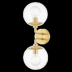 Meadow Wall Sconce, Aged Brass
