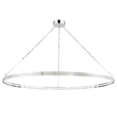 Rosendale Chandelier, Polished Nickel