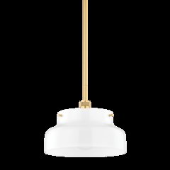 Luella Pendant, Aged Brass