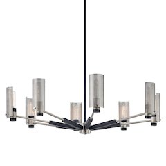 Pilsen Chandelier, Soft Off Black