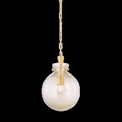 Benita Pendant, Aged Brass