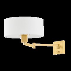 Sammy Wall Sconce, Aged Brass