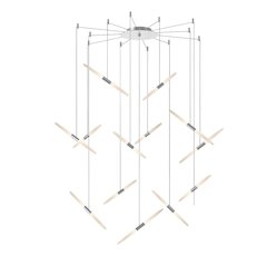 Ballet Pendant, Bright Satin Aluminum