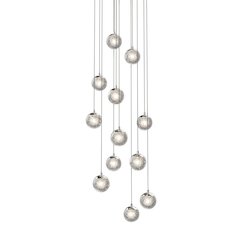 Champagne Bubbles Pendant, Polished Chrome