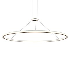 Luna Pendant, Brass