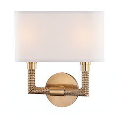 Dubois Wall Sconce, Aged Brass