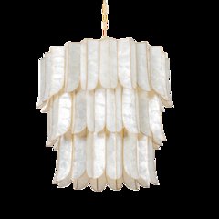 Cartagena Chandelier, Vintage Gold Leaf