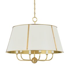 Cambridge Chandelier, Aged Brass