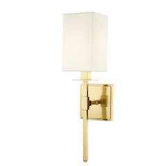 Taunton Wall Sconce, Aged Brass