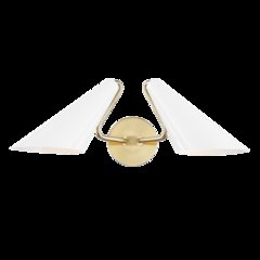 Talia Wall Sconce, Aged Brass