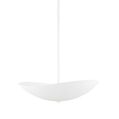 Fabius Pendant, White Plaster