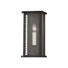 Zuma Exterior Wall Sconce, French Iron