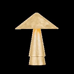 Foxton Table Lamp, Vintage Gold Leaf