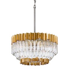Charisma Chandelier, Gold Leaf