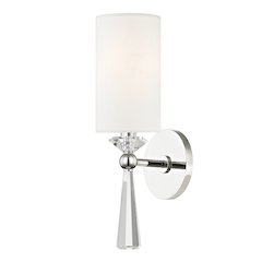 Birch Wall Sconce, Polished Nickel