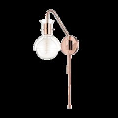 Riley Plug-In Sconce, Polished Copper