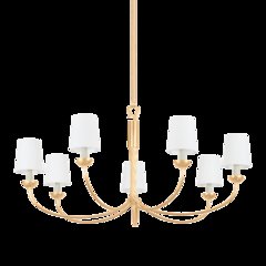 Montpelier Chandelier, Vintage Gold Leaf