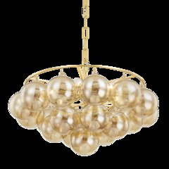 Mimi Chandelier, Aged Brass