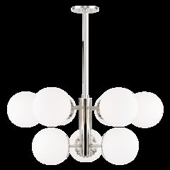 Paige Chandelier, Polished Nickel