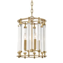 Haddon Lantern, Aged Brass