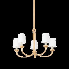 Montpelier Chandelier, Vintage Gold Leaf