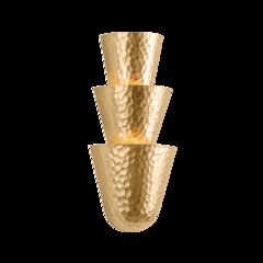 Bucharest Wall Sconce, Vintage Gold Leaf