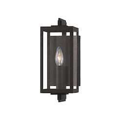 Nico Exterior Wall Sconce, French Iron