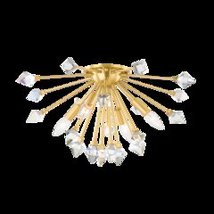 Genesis Flush Mount, Aged Brass