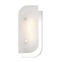 Yin & Yang Wall Sconce, Polished Nickel