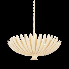 Whitfield Chandelier, Cream Plaster