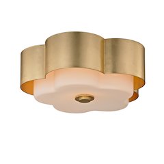 Allure Flush Mount, Gold Leaf