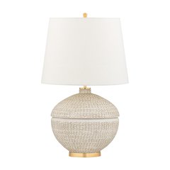 Katonah Table Lamp, Gold Leaf